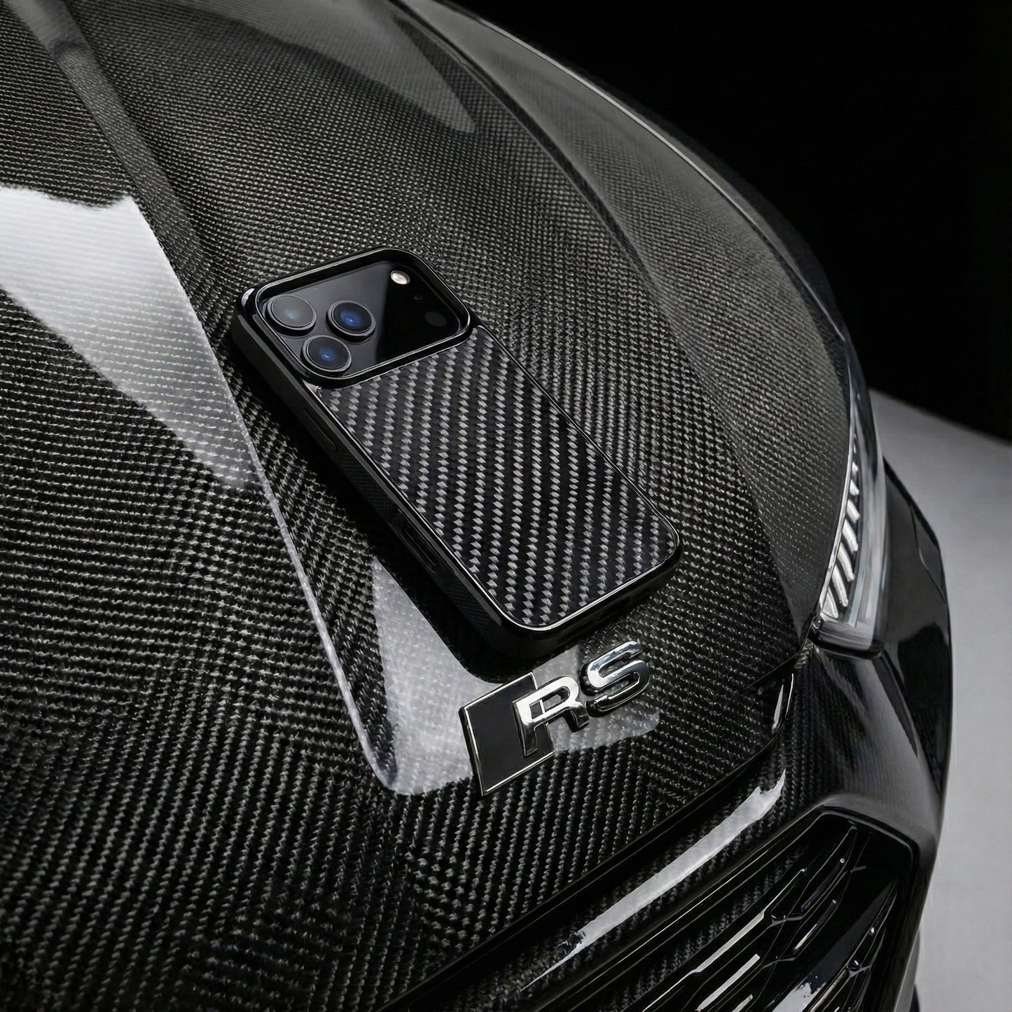 Karbon 14-15-16-17 Fiber iPhone Kılıfı